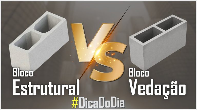 Diferença Bloco Estrutural e Vedação