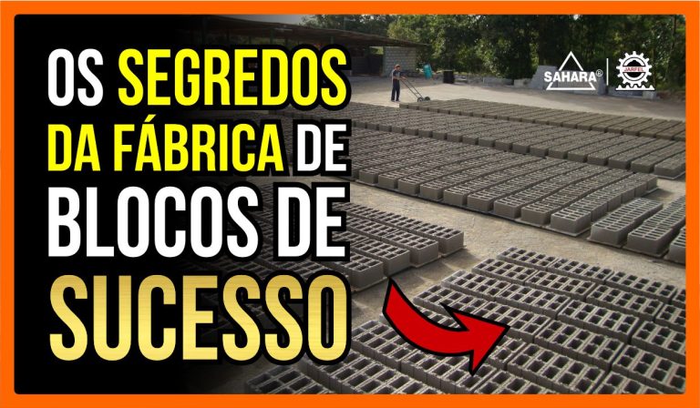 Sucesso Fabricando Blocos de Concreto