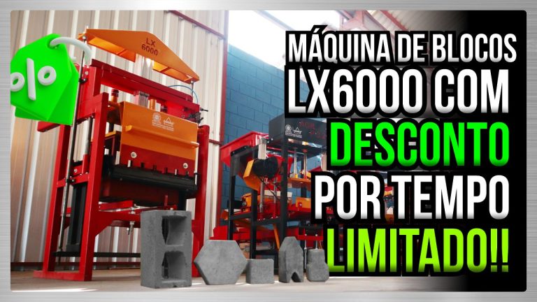 máquina de blocos LX 6000