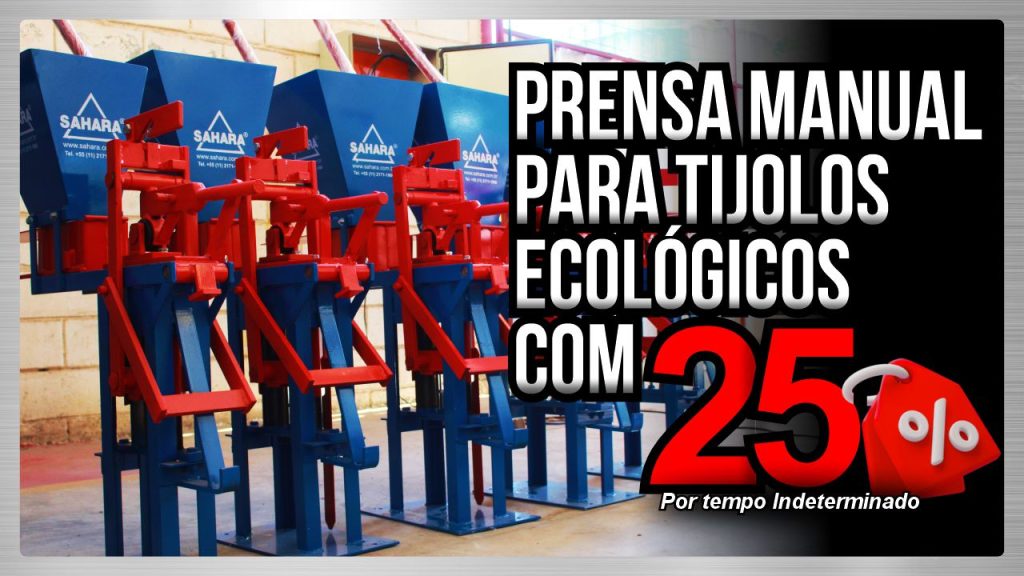 Prensa Manual para Tijolos Ecológicos